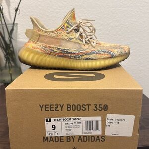 Yeezy Boost 350 v2, Men’s size 9.5, color Mx oat, used